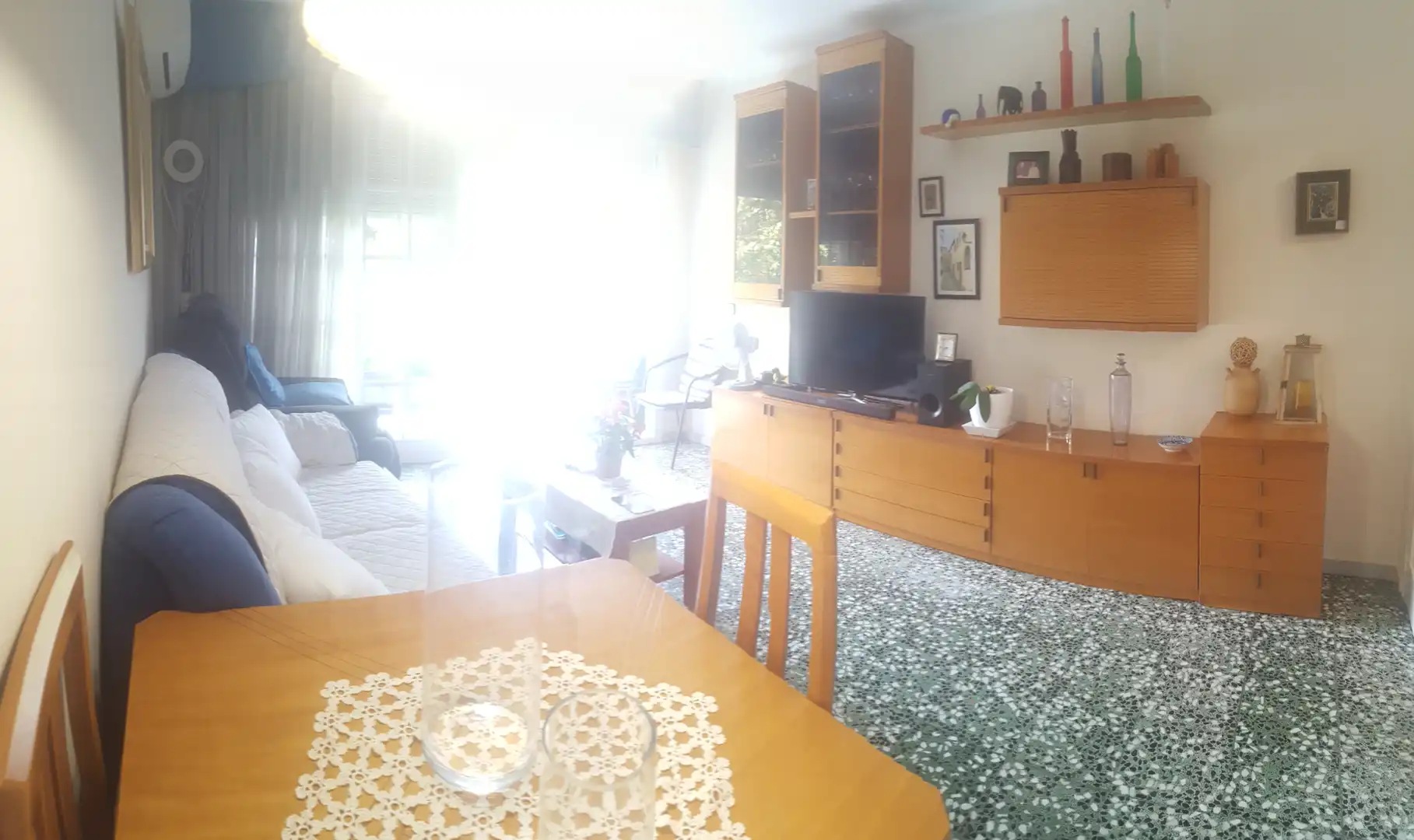 Living room of Flat for sale in Montgat, Barcelona