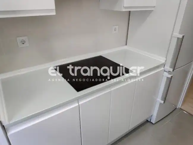 Cocina de Piso de alquiler en Madrid con Terraza, Amueblado y Lavadora
