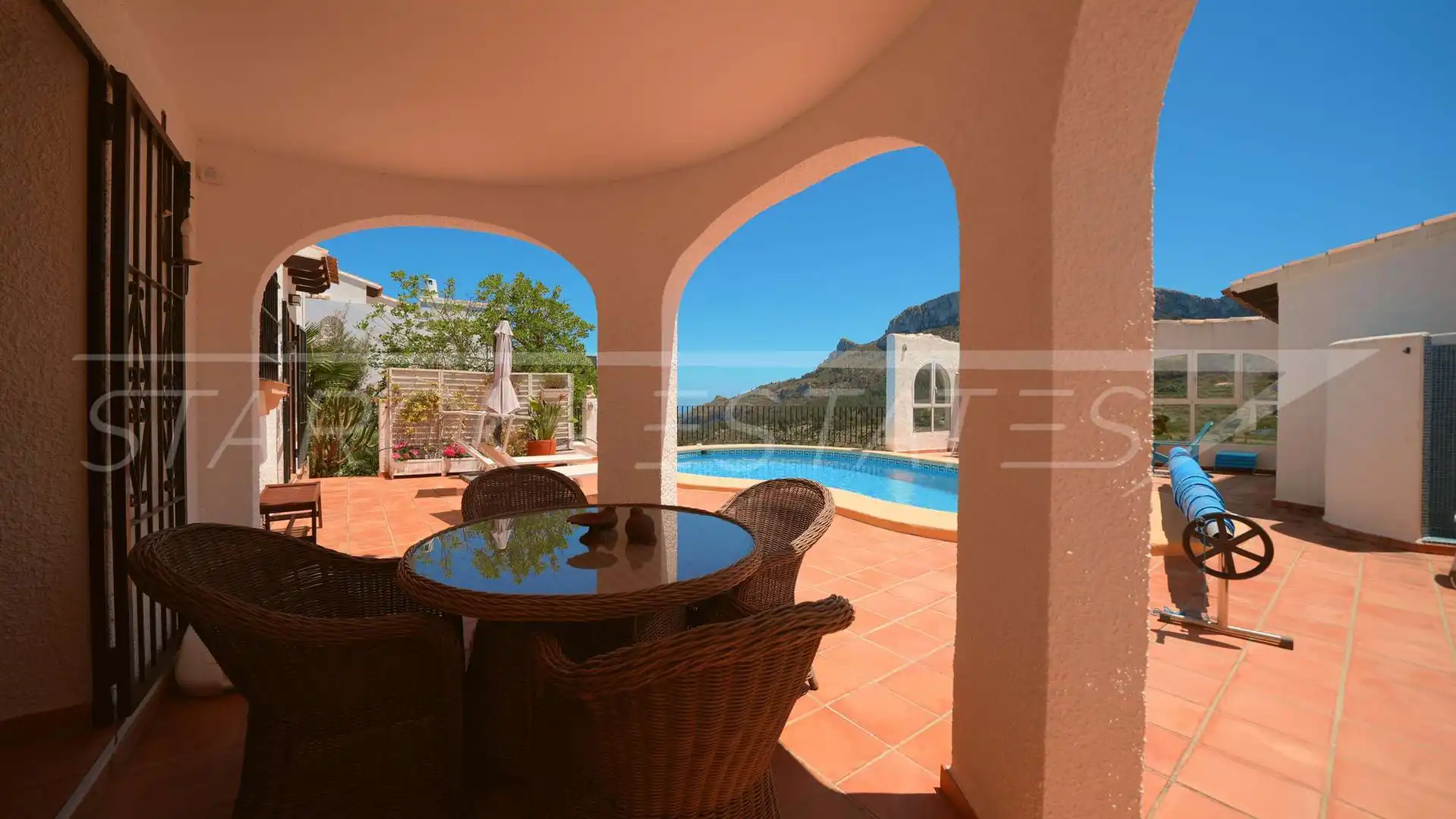 Terraza de Casa o chalet en venta en La Vall d'Ebo con Aire acondicionado, Jardín privado y Piscina