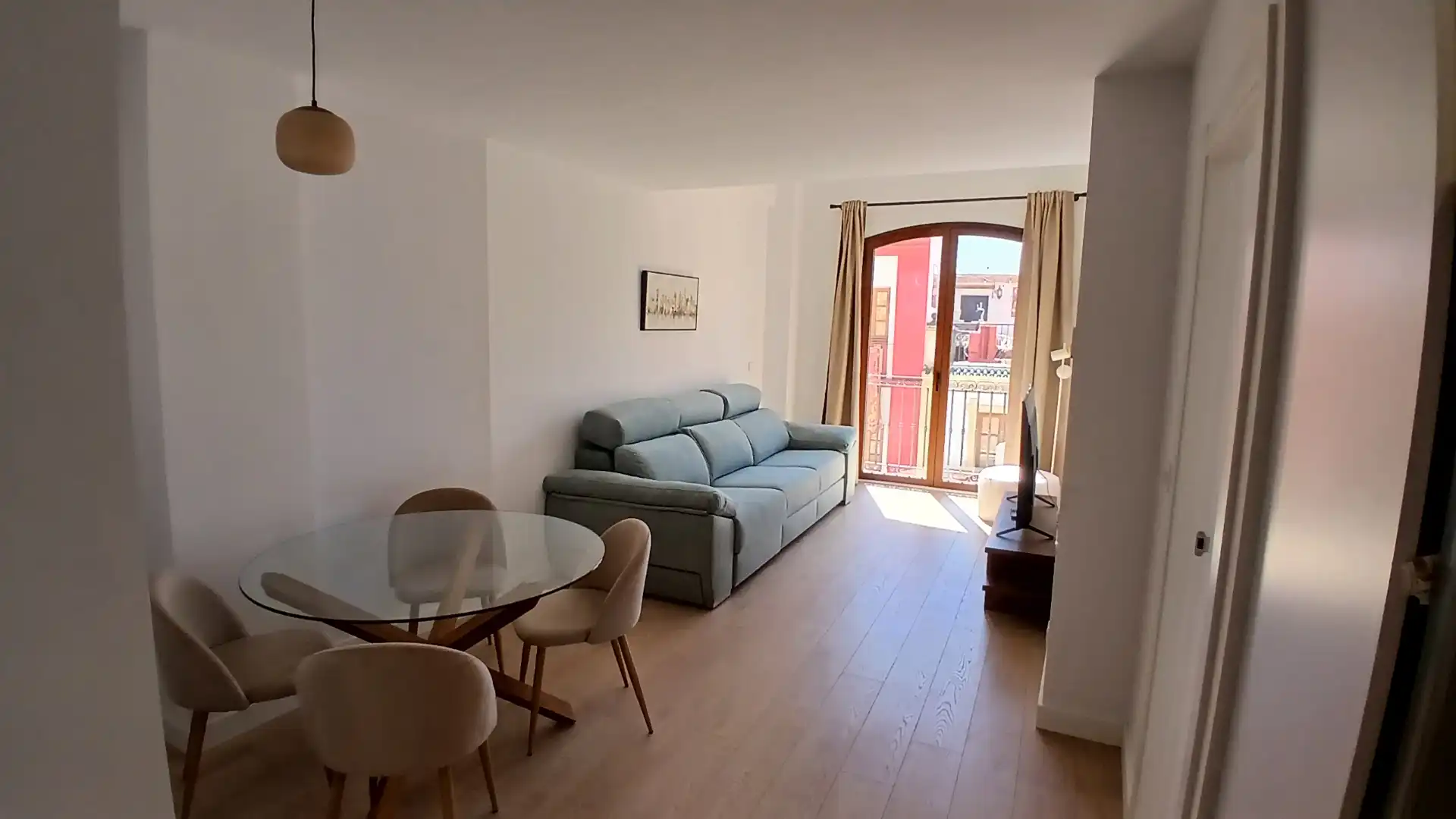 Living room of Flat for rent in Málaga Capital  with Air Conditioner, Heating and Storage room