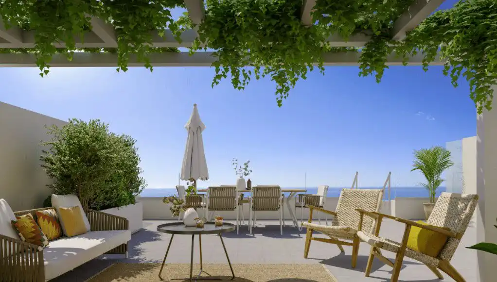 Terraza de Apartamento en venta en Benalmádena con Aire acondicionado, Calefacción y Terraza
