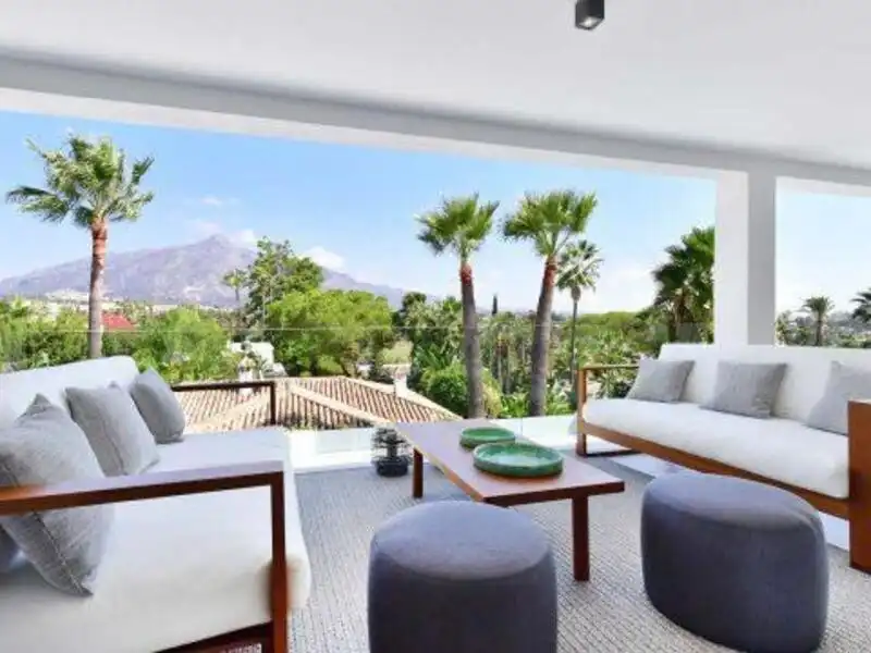 Terrassa de Casa o xalet de lloguer en Marbella amb Aire condicionat, Jardí privat i Terrassa