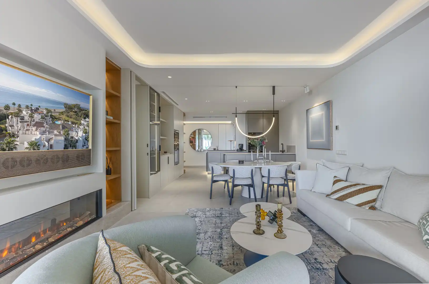 Living room of Apartments for sale in Estepona  with Terrace, Swimming Pool and Community pool
