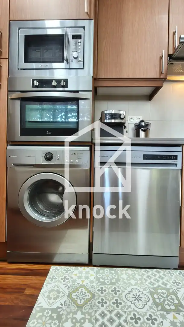 Kitchen of Flat for rent in Navia  with Heating, Parquet flooring and Furnished