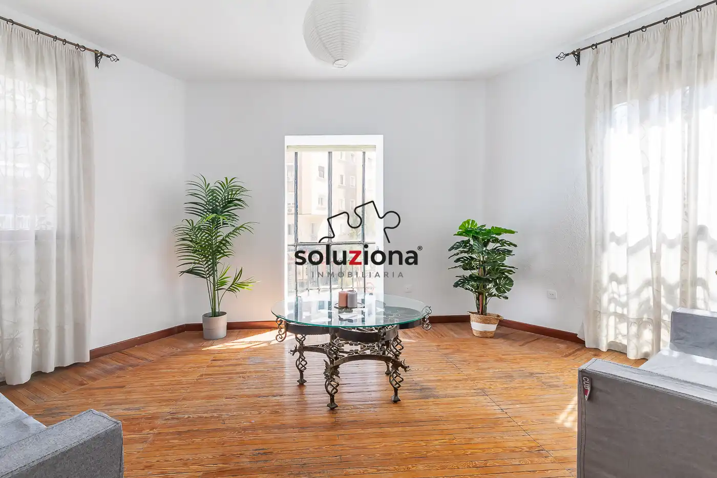 Sala de estar de Piso en venta en Barrio de Salamanca