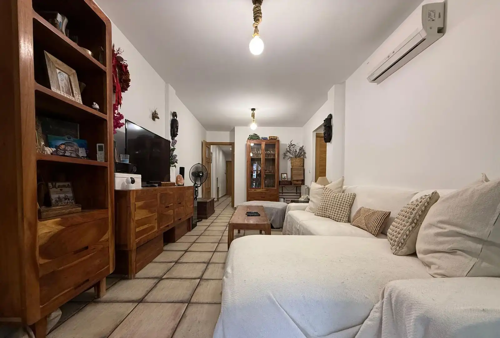 Wohnzimmer von Wohnung zum Verkauf in Getafe mit Klimaanlage, Heizung und Terrasse