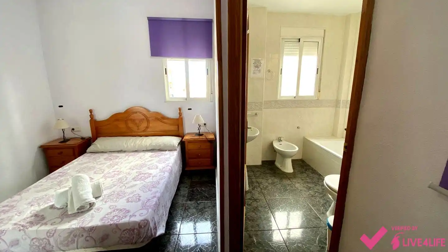 Bedroom of Attic for rent in Valencia  with Air Conditioner, Terrace and Furnished