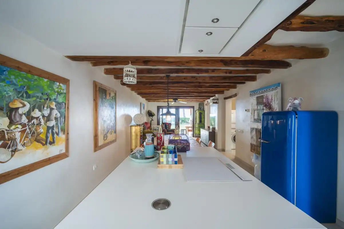 Kitchen of Ground floor for sale in Santa Eulària des Riu  with Air Conditioner, Heating and Private garden