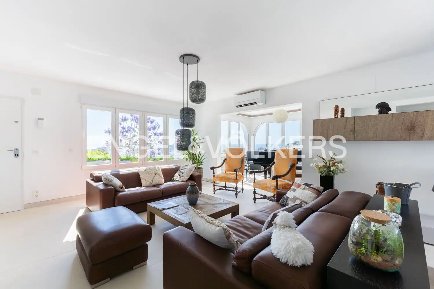 Sala de estar de Casa o chalet en venta en Peñíscola / Peníscola con Aire acondicionado, Calefacción y Jardín privado