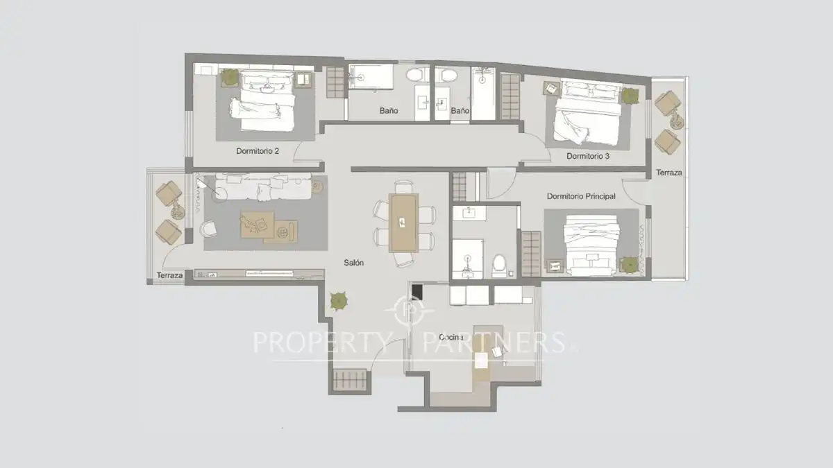 Apartament en venda en Madrid amb Aire condicionat, Terrassa i Moblat