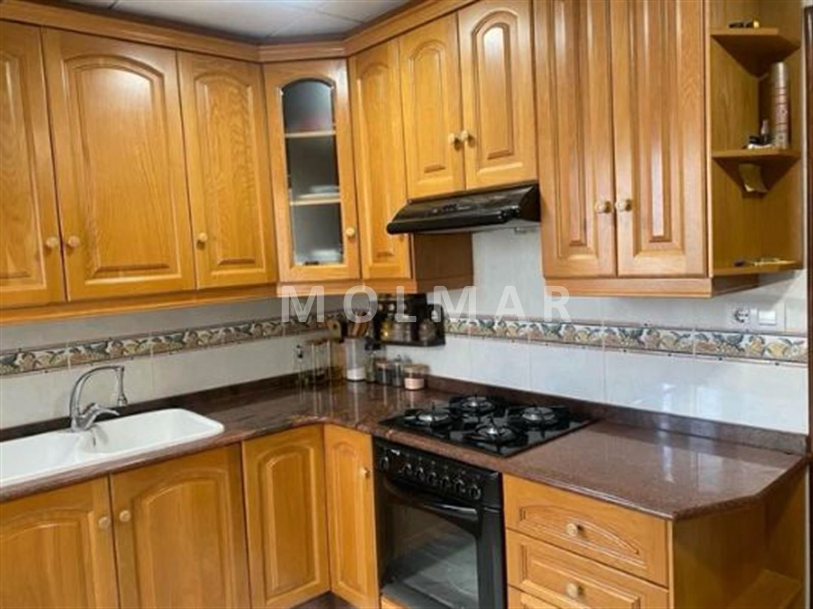 Kitchen of Flat for sale in Villena  with Terrace, Balcony and Internet