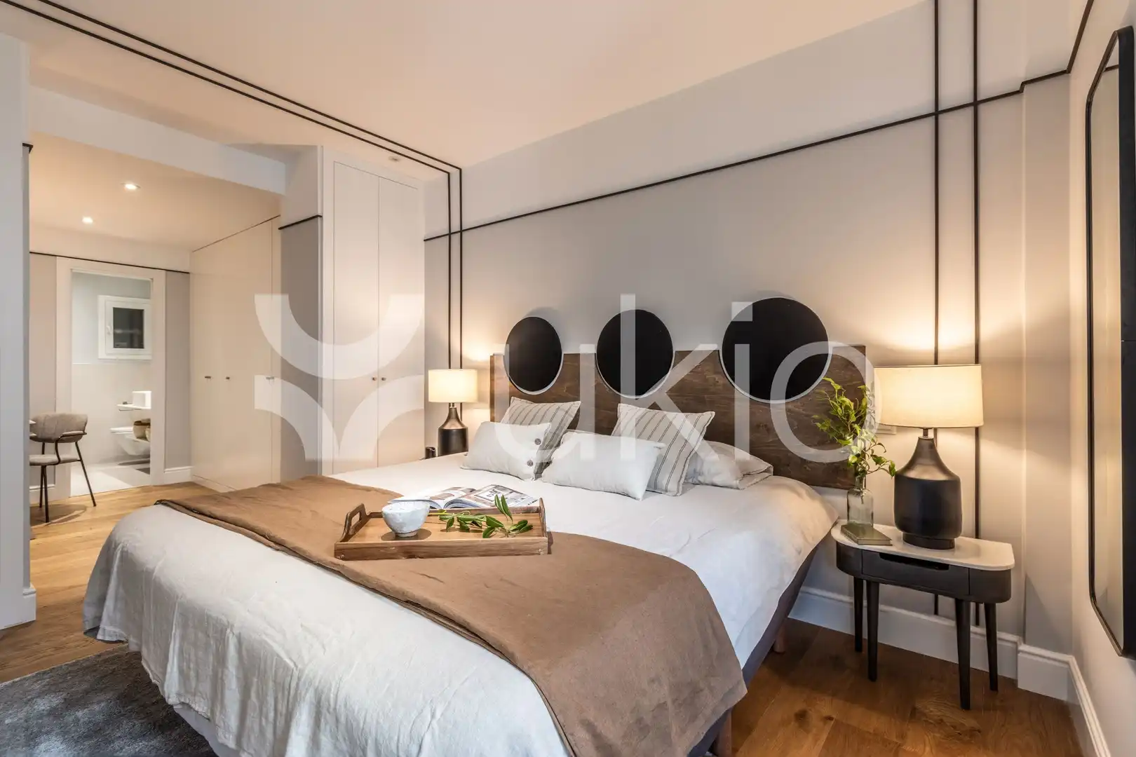 Habitación de Apartamento de alquiler en Madrid con Aire acondicionado, Calefacción y Terraza
