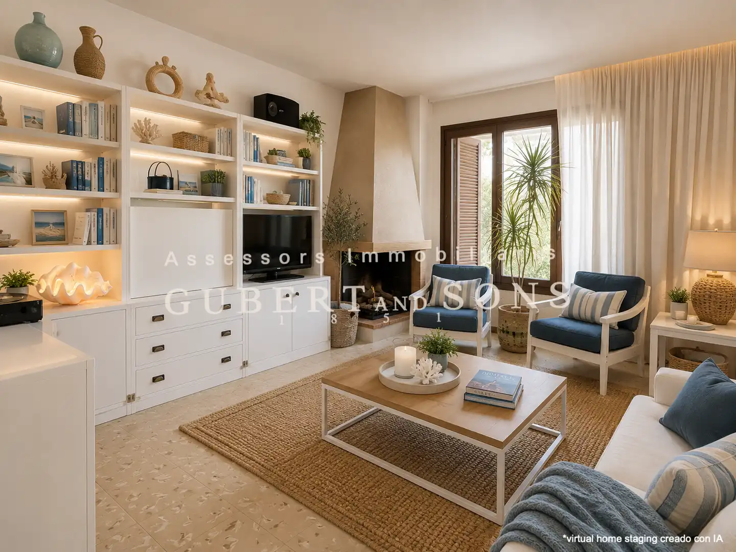 Sala de estar de Apartamento en venta en Begur con Terraza