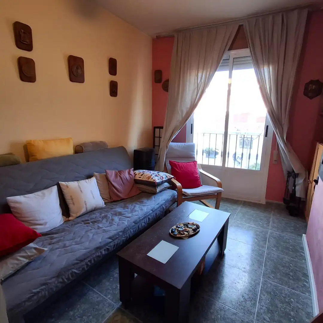 Living room of Flat for sale in Fondón  with Air Conditioner, Private garden and Furnished