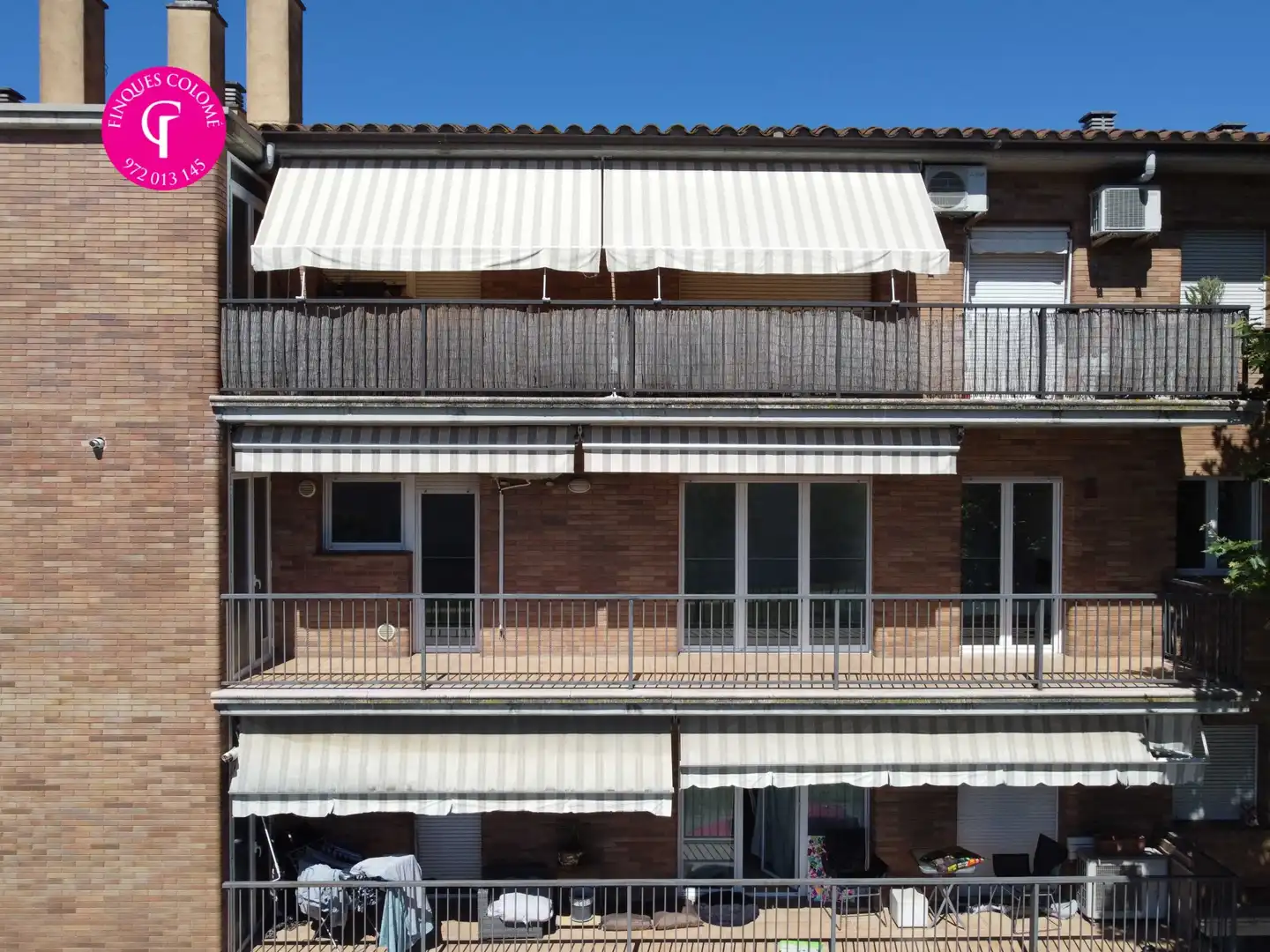 Exterior view of Flat for sale in Sarrià de Ter  with Air Conditioner, Heating and Balcony