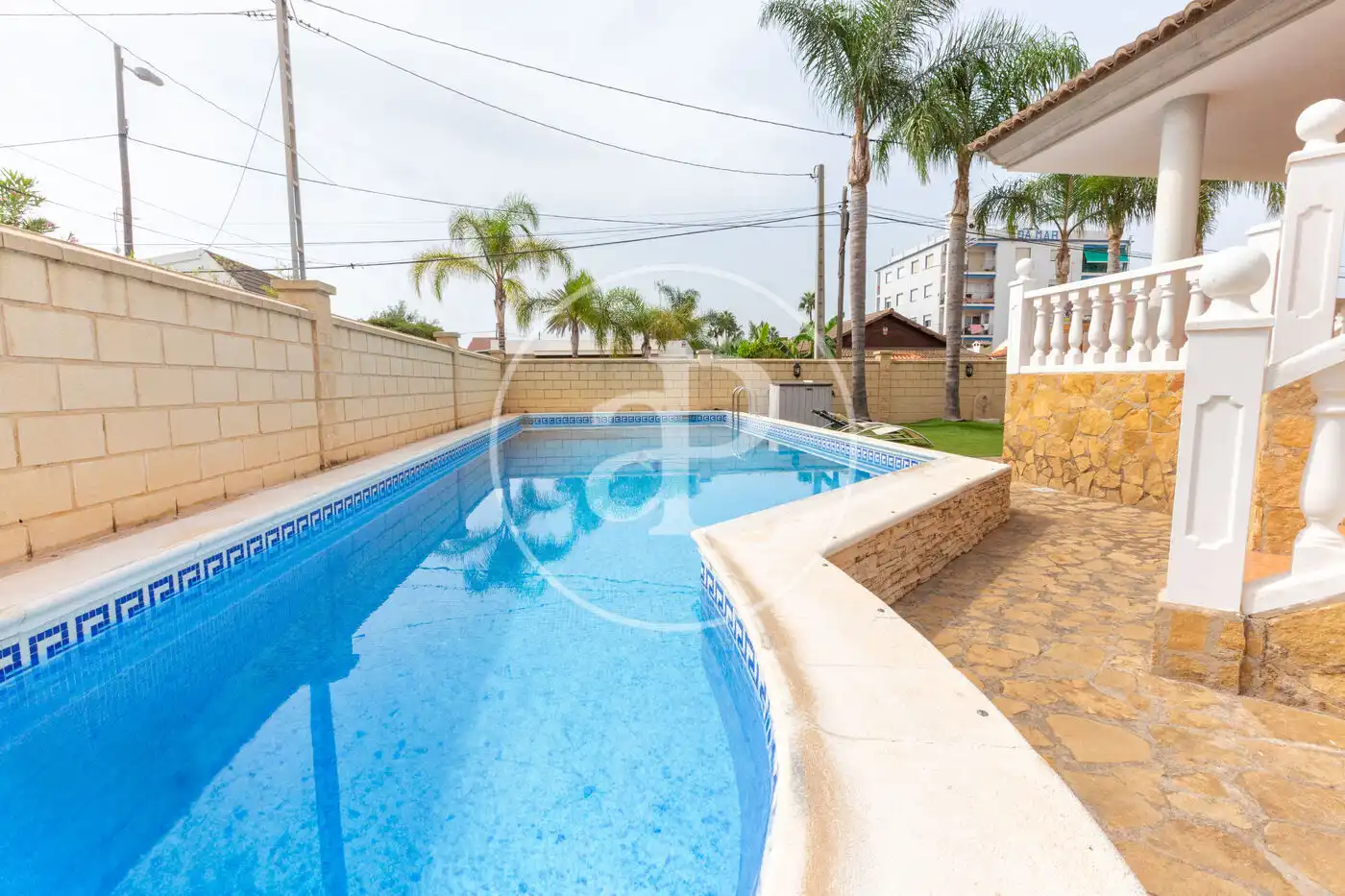 Swimming pool of Houses for sale in Sagunto / Sagunt  with Air Conditioner, Heating and Private garden