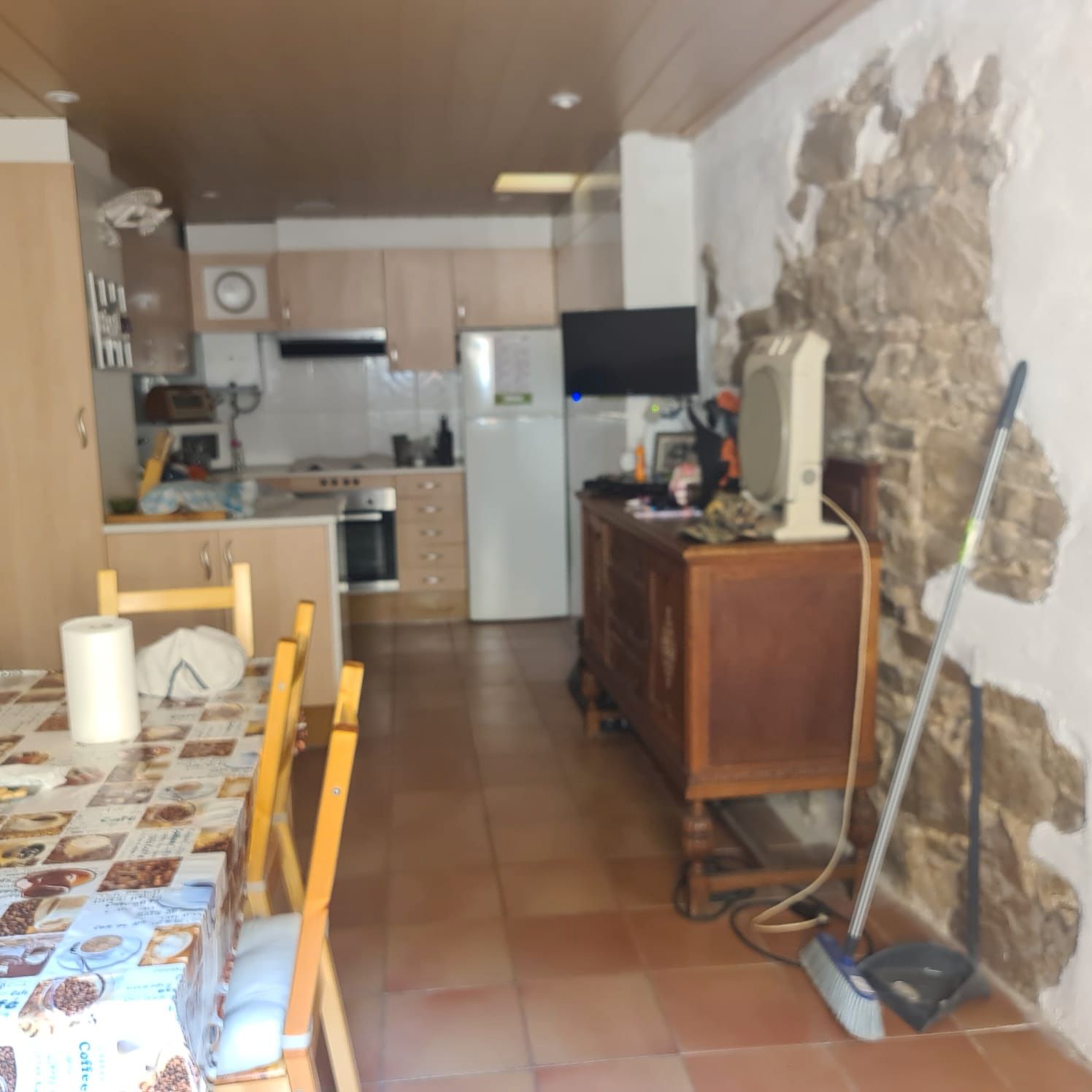 Cuina de Casa o xalet en venda en Sanaüja amb Balcó