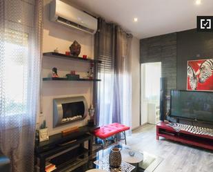 Living room of Flat to rent in  Barcelona Capital  with Air Conditioner, Heating and Furnished