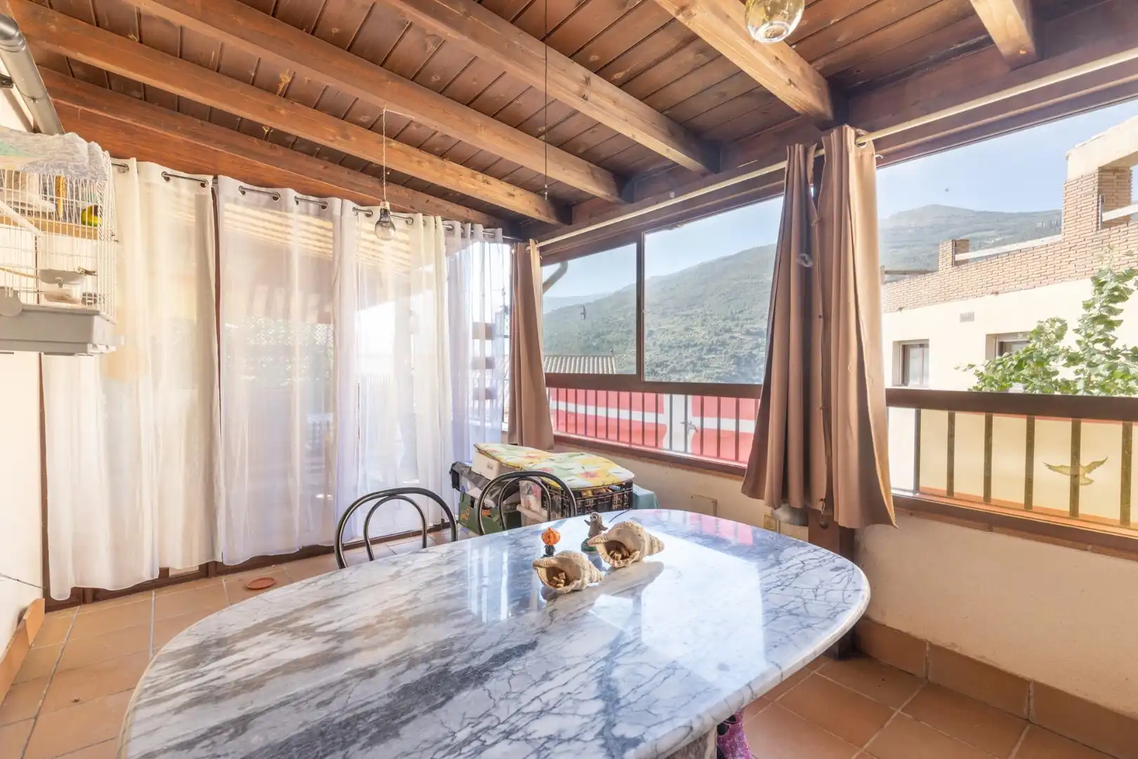 Terrace of Flat for sale in Güéjar Sierra  with Air Conditioner, Heating and Terrace