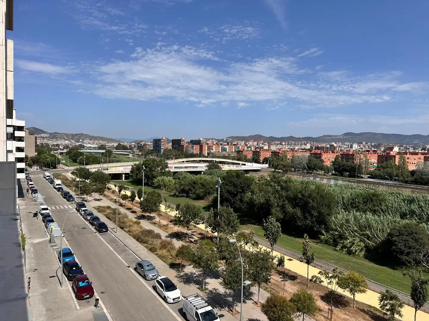 Vista exterior de Pis de lloguer en Sant Adrià de Besòs amb Aire condicionat, Calefacció i Parquet