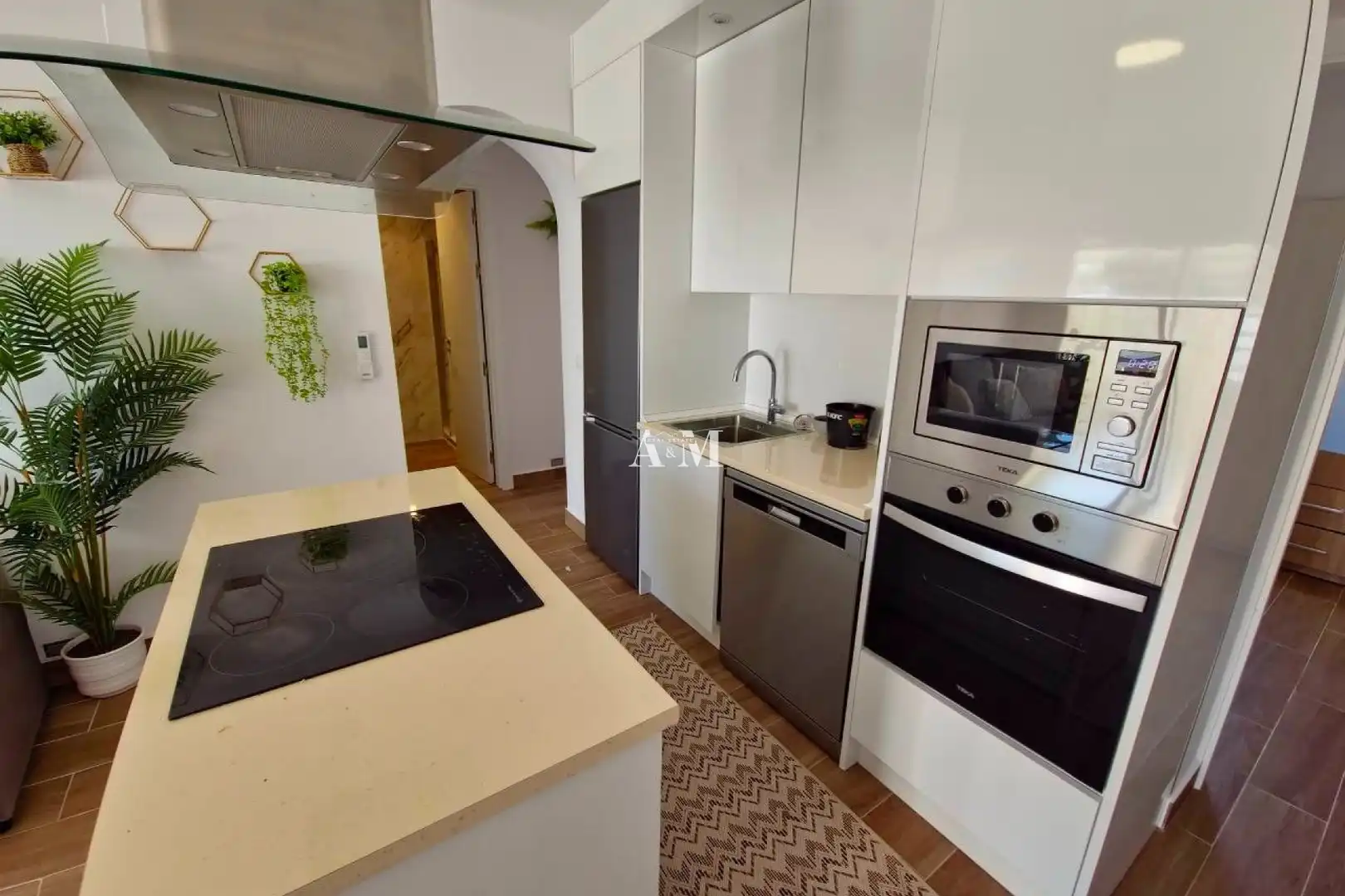 Cocina de Casa adosada de alquiler en Orihuela con Aire acondicionado, Terraza y Piscina