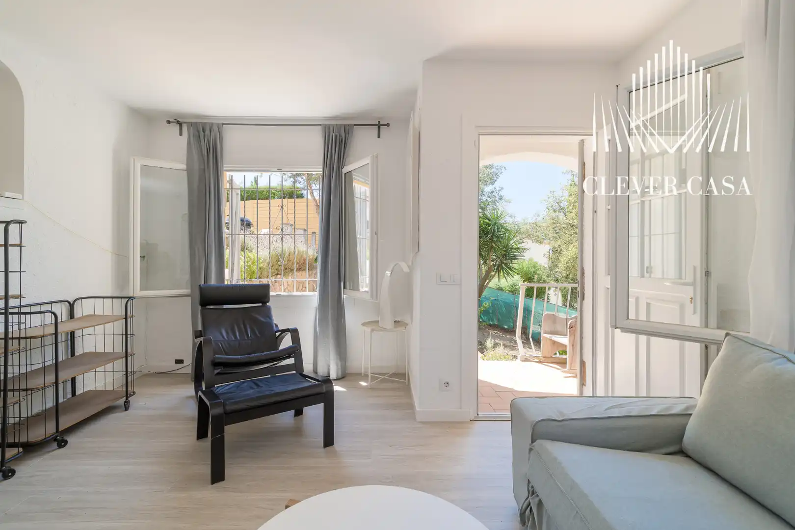 Sala de estar de Casa o chalet en venta en Calonge i Sant Antoni con Jardín privado, Parquet y Terraza