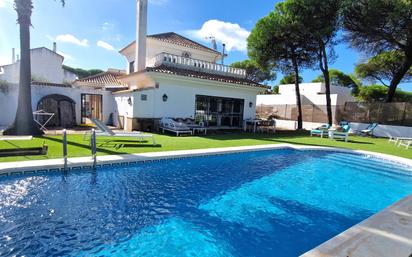 Swimming pool of House or chalet to rent in El Portil  with Air Conditioner, Terrace and Swimming Pool