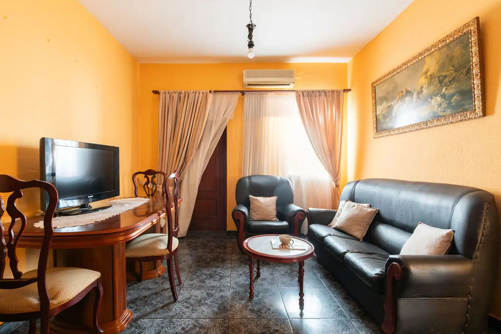 Sala de estar de Apartamento en venta en Mijas con Terraza