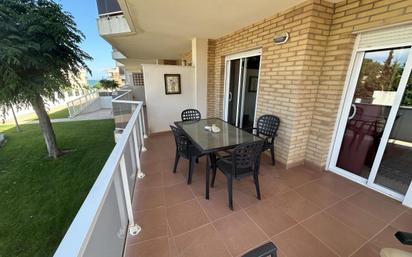 Terrasse von Wohnungen zum verkauf in Alcanar mit Klimaanlage, Heizung und Privatgarten