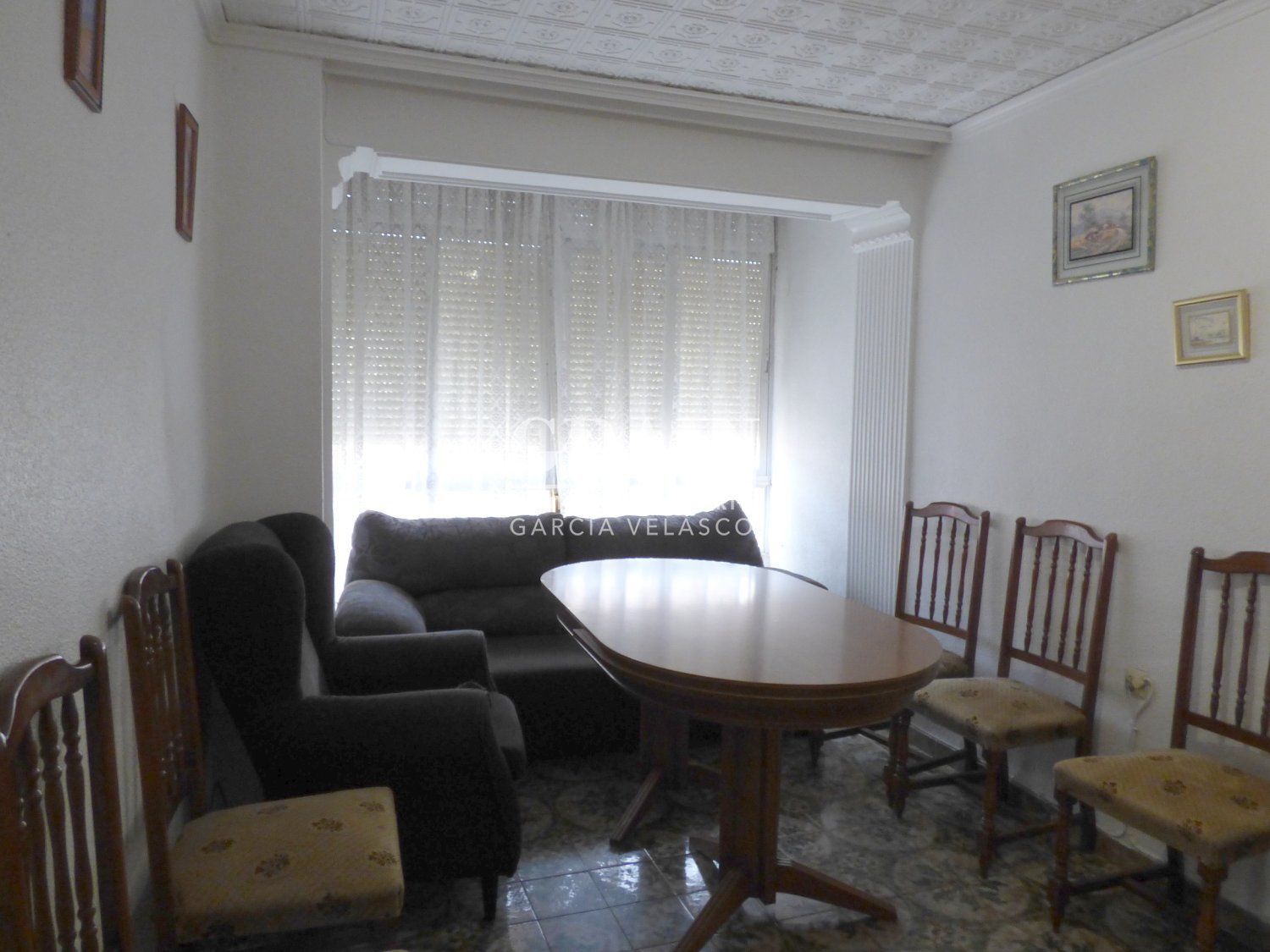 Living room of Flat for sale in  Albacete Capital  with Air Conditioner and Balcony