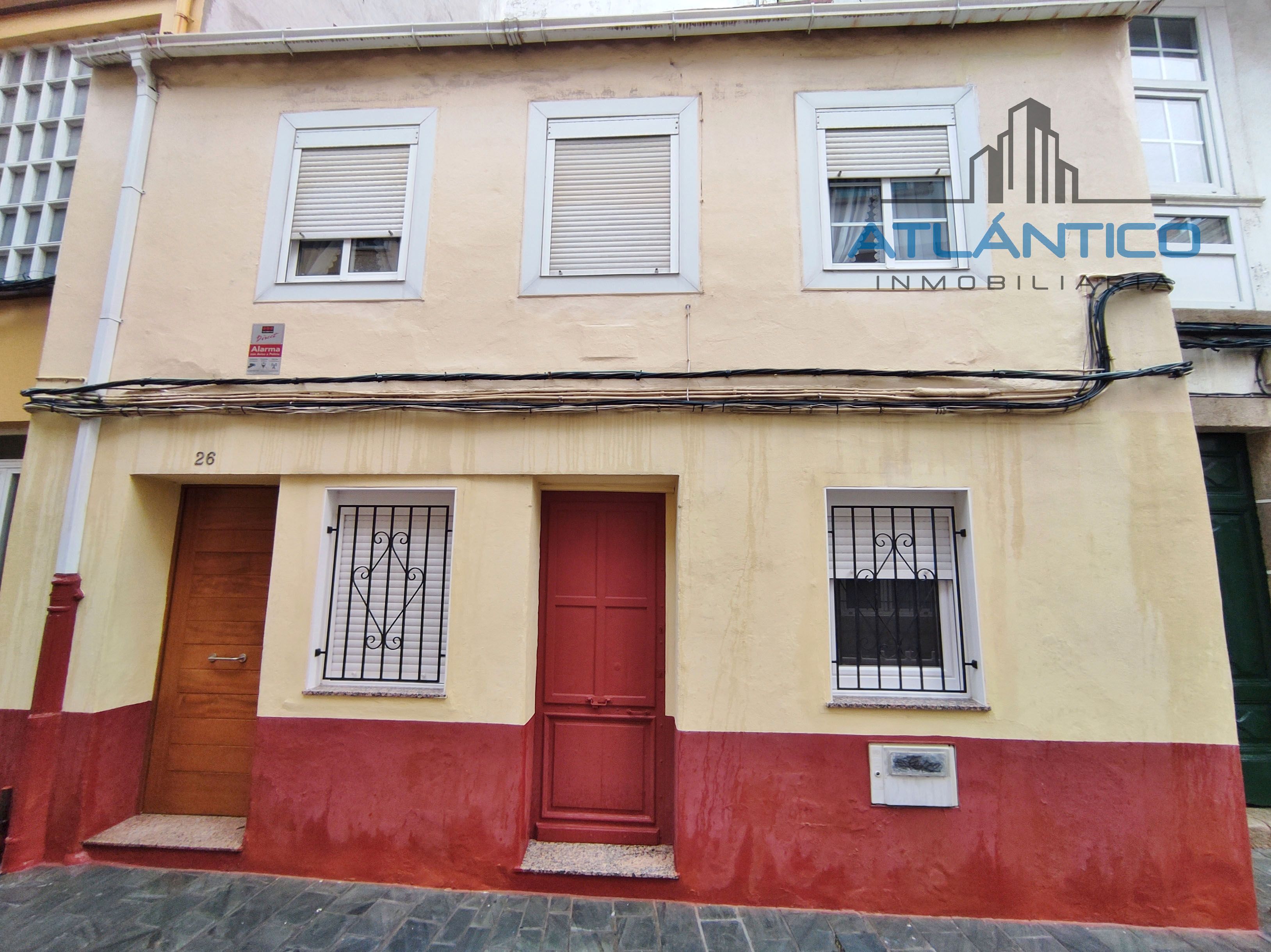 Exterior view of Single-family semi-detached for sale in A Coruña Capital   with Furnished and Alarm