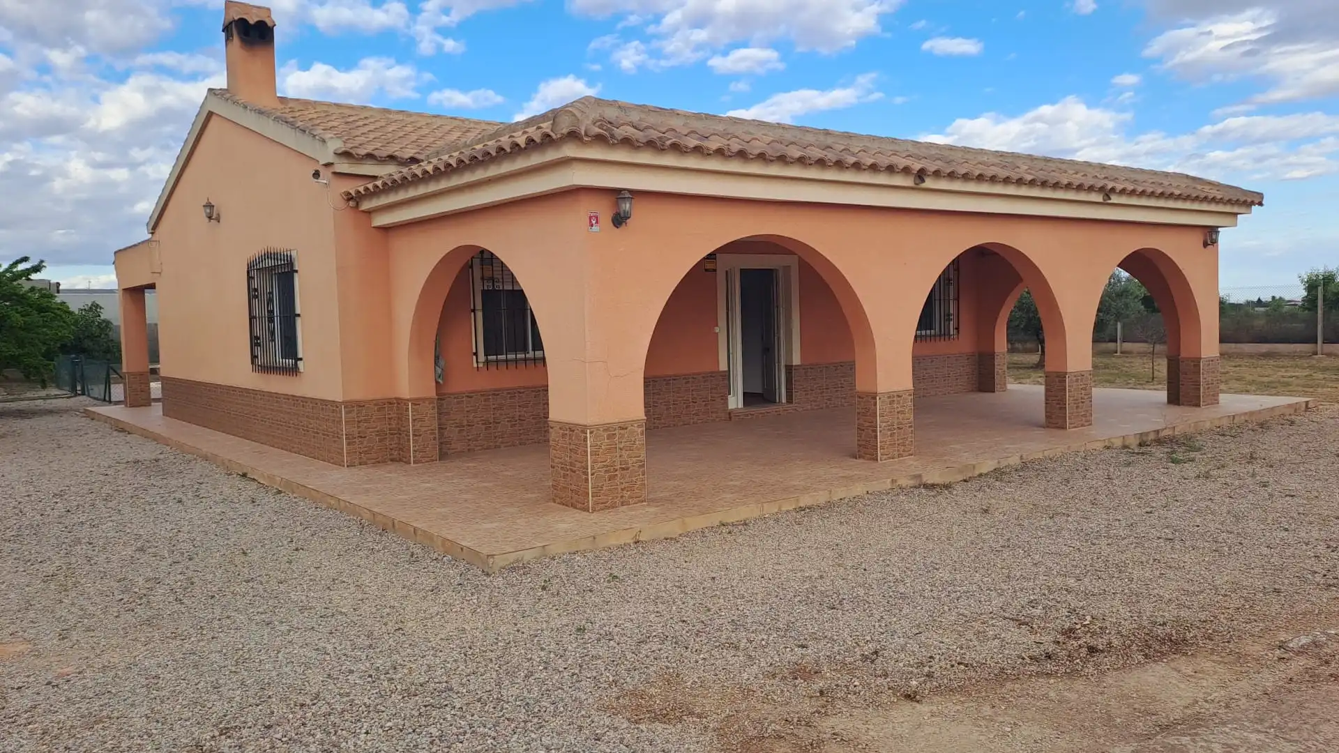 Exterior view of Houses for sale in Fuente Álamo de Murcia  with Private garden, Terrace and Swimming Pool