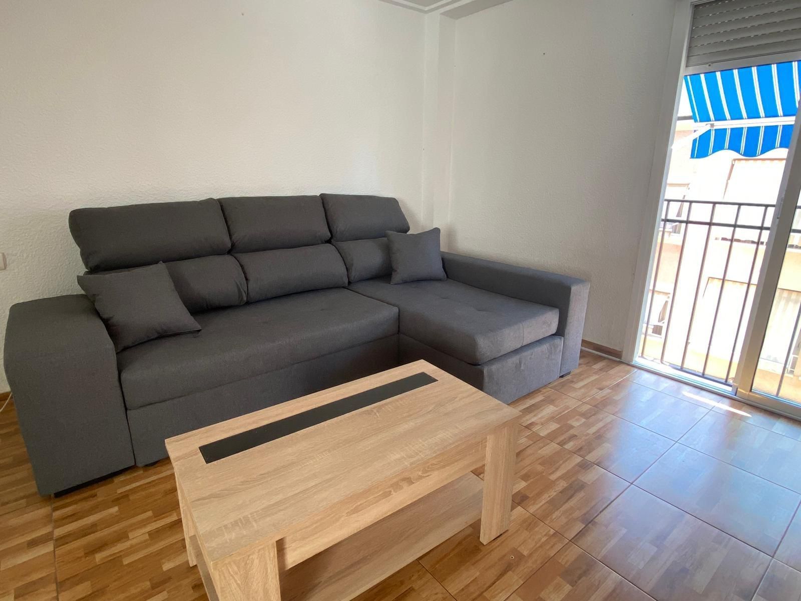 Living room of Flat to rent in Santa Pola  with Furnished