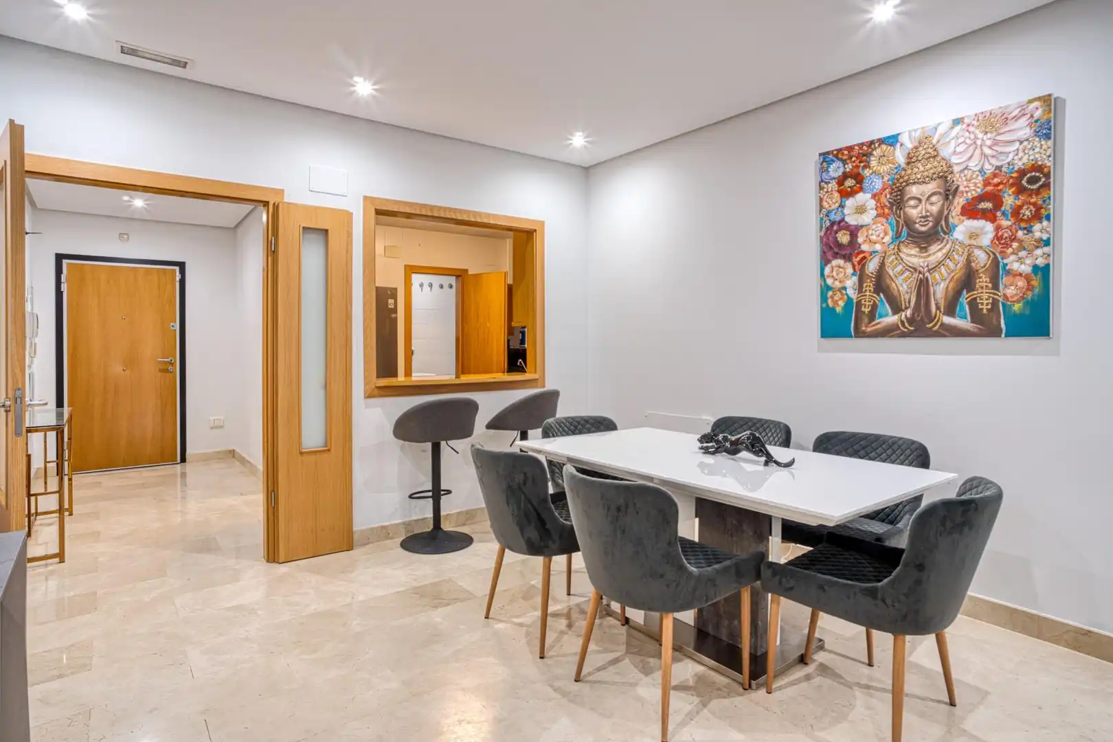 Dining room of Apartments for sale in Sanlúcar de Barrameda  with Air Conditioner, Private garden and Terrace