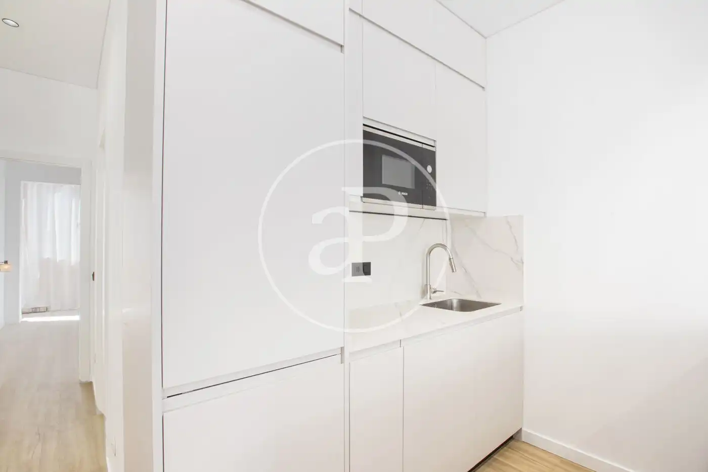 Cocina de Piso de alquiler en Valencia con Aire acondicionado y Balcón