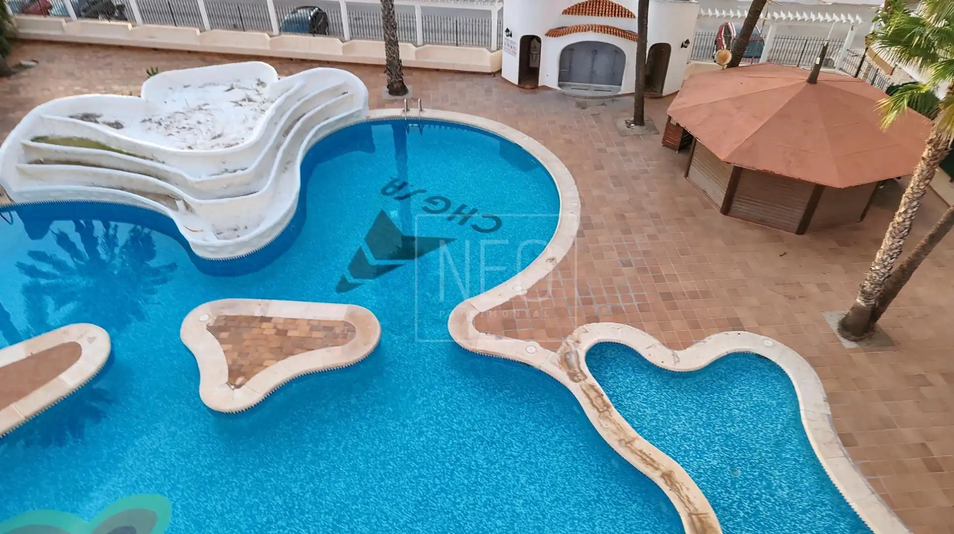 Swimming pool of Attic for sale in Dénia  with Air Conditioner, Private garden and Terrace