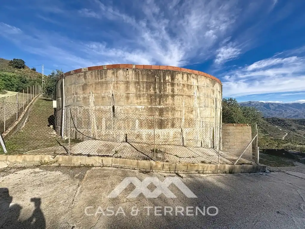 Vista exterior de Casa o chalet en venta en Macharaviaya con Aire acondicionado, Jardín privado y Terraza