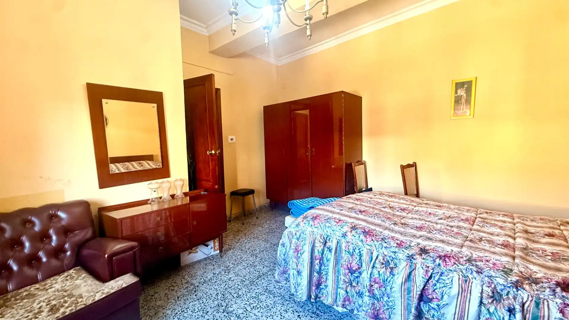 Bedroom of Flat for sale in Ourense Capital   with Heating, Storage room and Furnished