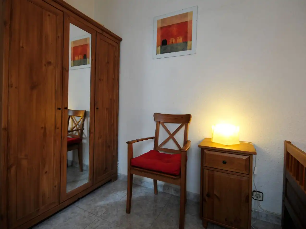 Bedroom of Flat for rent in  Barcelona Capital  with Air Conditioner