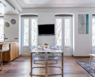 Dining room of Flat to rent in  Madrid Capital  with Air Conditioner and Balcony