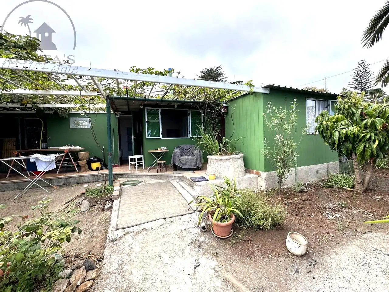 Außenansicht von Country house zur Miete in El Genovés mit Privatgarten, Terrasse und Möbliert