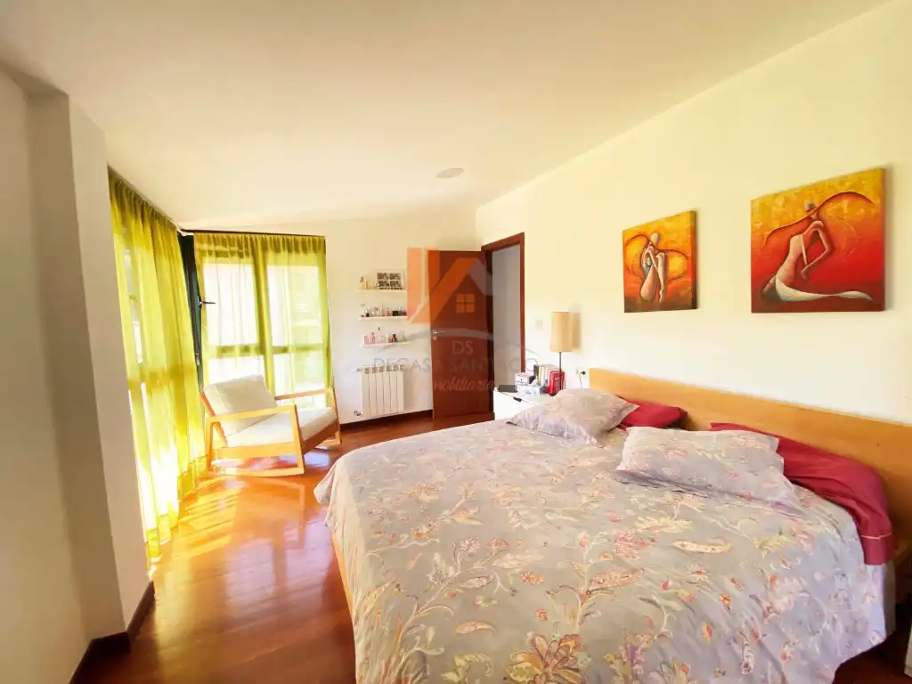 Habitación de Casa o chalet en venta en Teo con Jardín privado, Terraza y Piscina