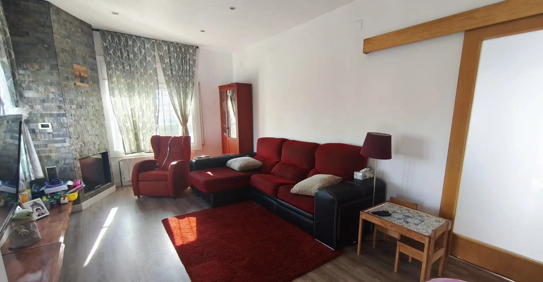 Sala de estar de Casa o chalet en venta en Cervelló con Calefacción, Jardín privado y Parquet