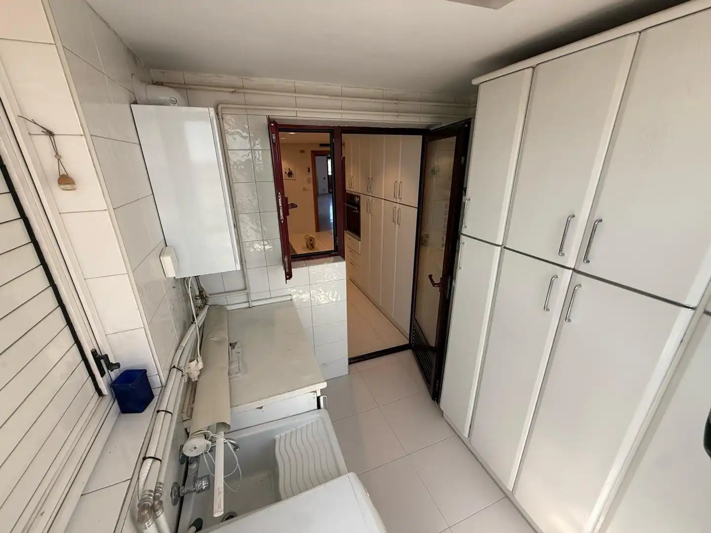 Cocina de Piso de alquiler en Murcia con Aire acondicionado, Calefacción y Jardín privado