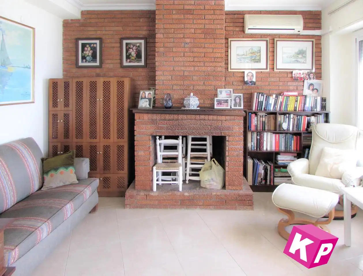 Sala d'estar de Àtic en venda en Santa Pola amb Aire condicionat i Terrassa