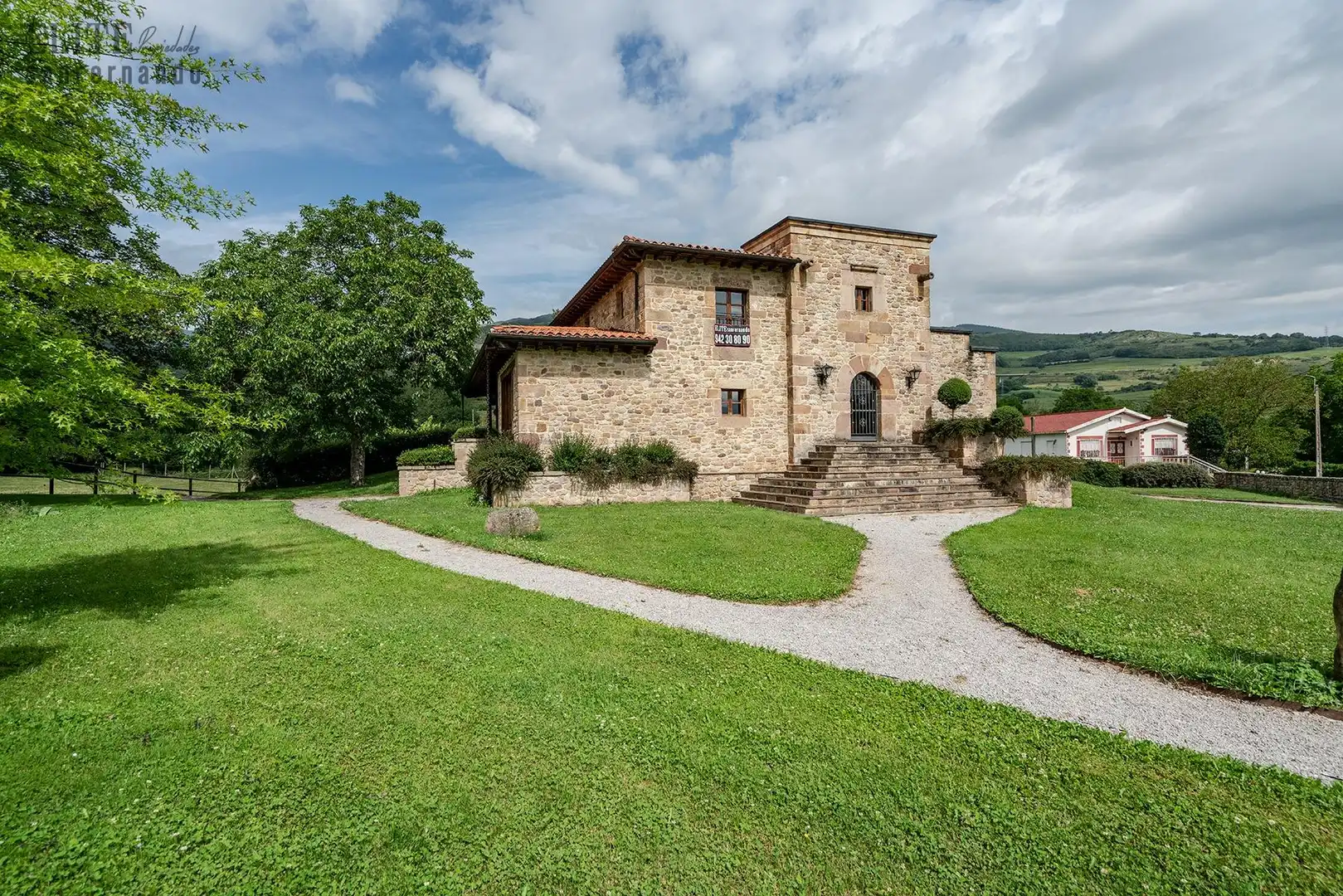 Vista exterior de Casa o chalet en venta en Bárcena de Pie de Concha con Calefacción, Jardín privado y Terraza