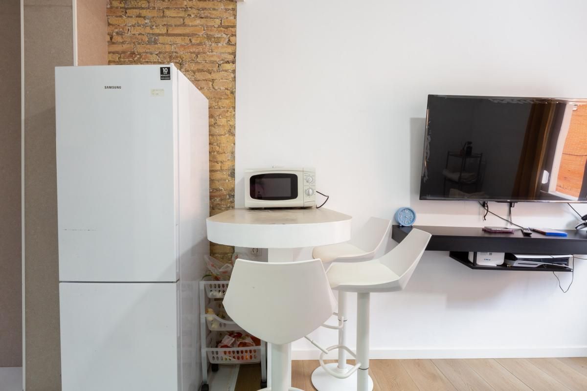 Kitchen of Flat for sale in  Valencia Capital  with Air Conditioner, Heating and Furnished