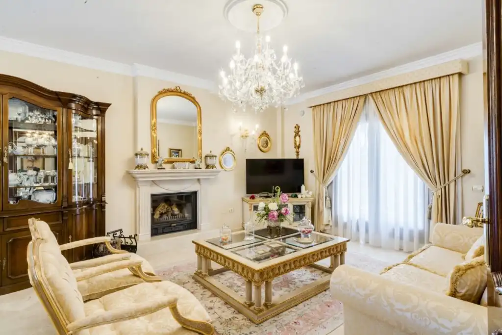 Sala de estar de Casa o chalet en venta en Alhaurín El Grande con Aire acondicionado, Calefacción y Jardín privado