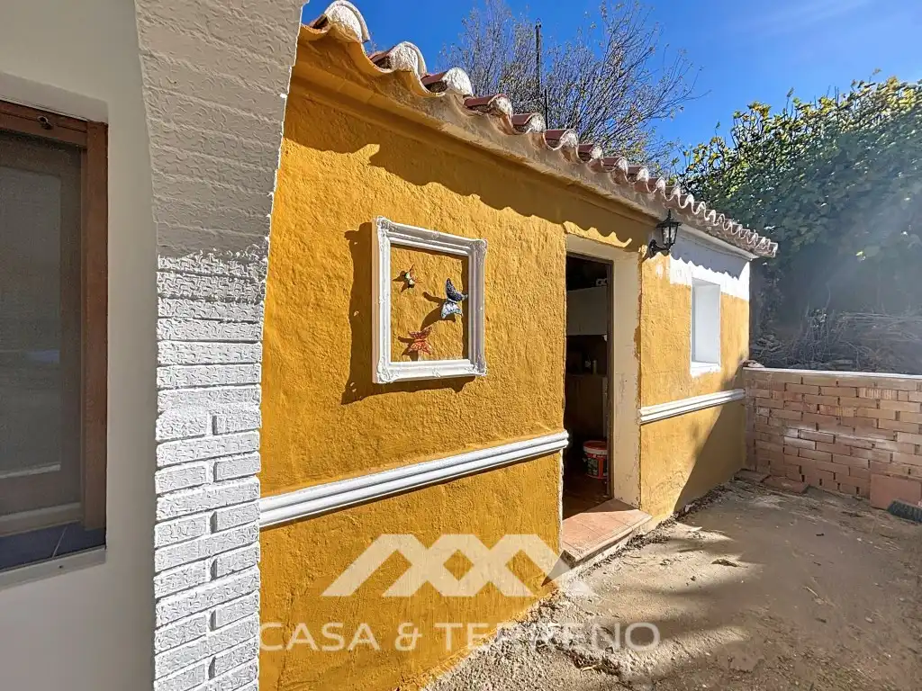 Vista exterior de Casa o chalet en venta en Periana con Jardín privado, Terraza y Lavadora
