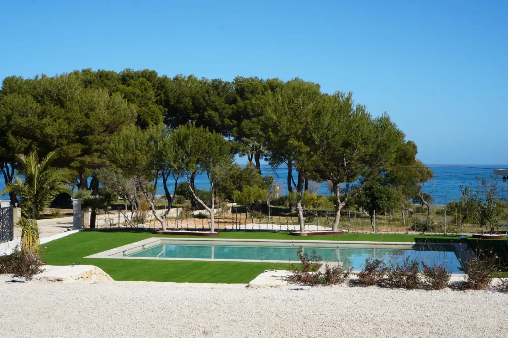 Schwimmbecken von Haus oder Chalet zur Miete in Dénia mit Klimaanlage, Heizung und Privatgarten